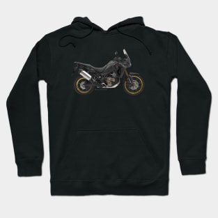 Honda Africa Twin 19 black, s Hoodie